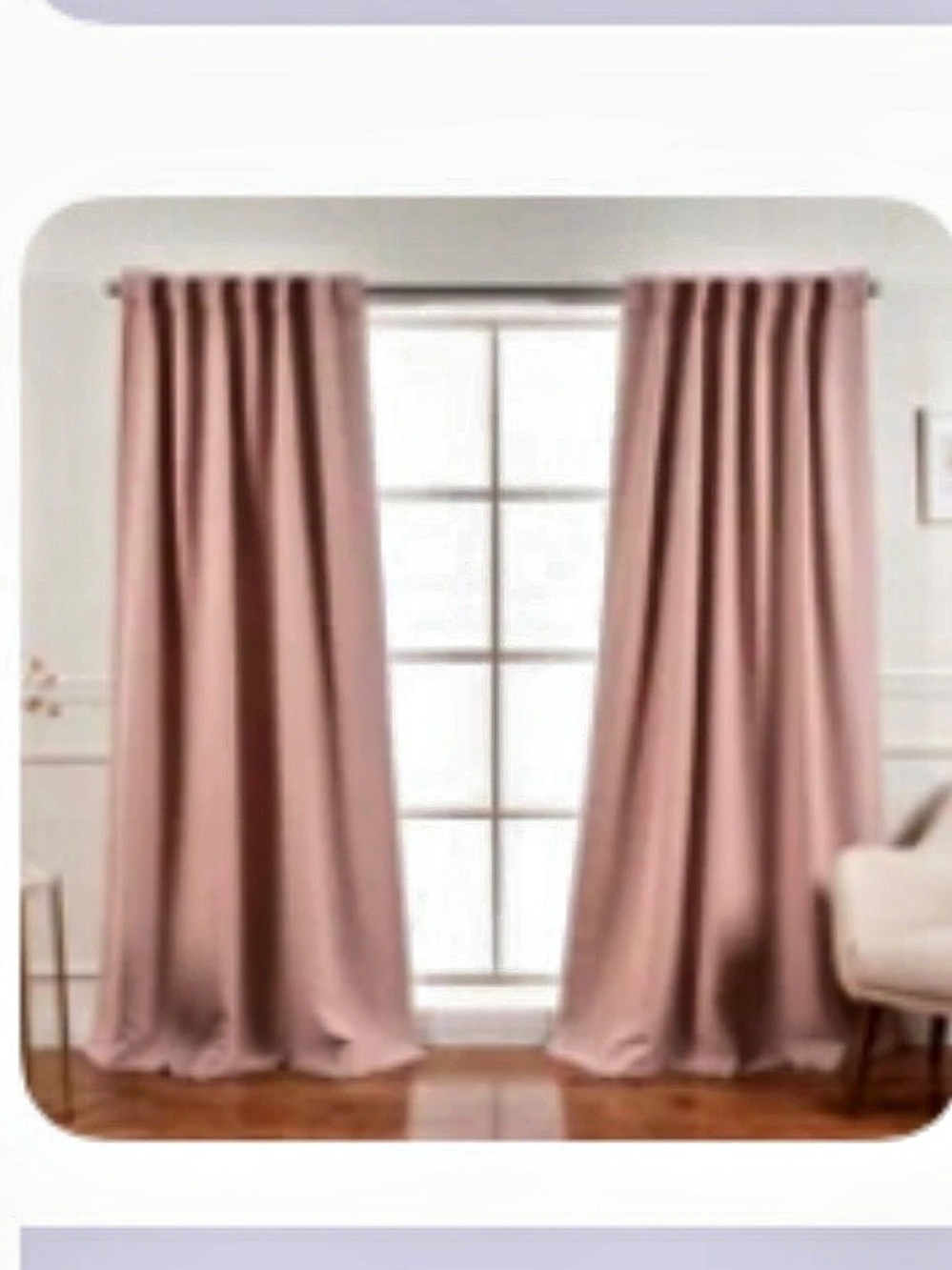 3-Solid Blackout Thermal Rod Pocket Curtain Panels Blackout
